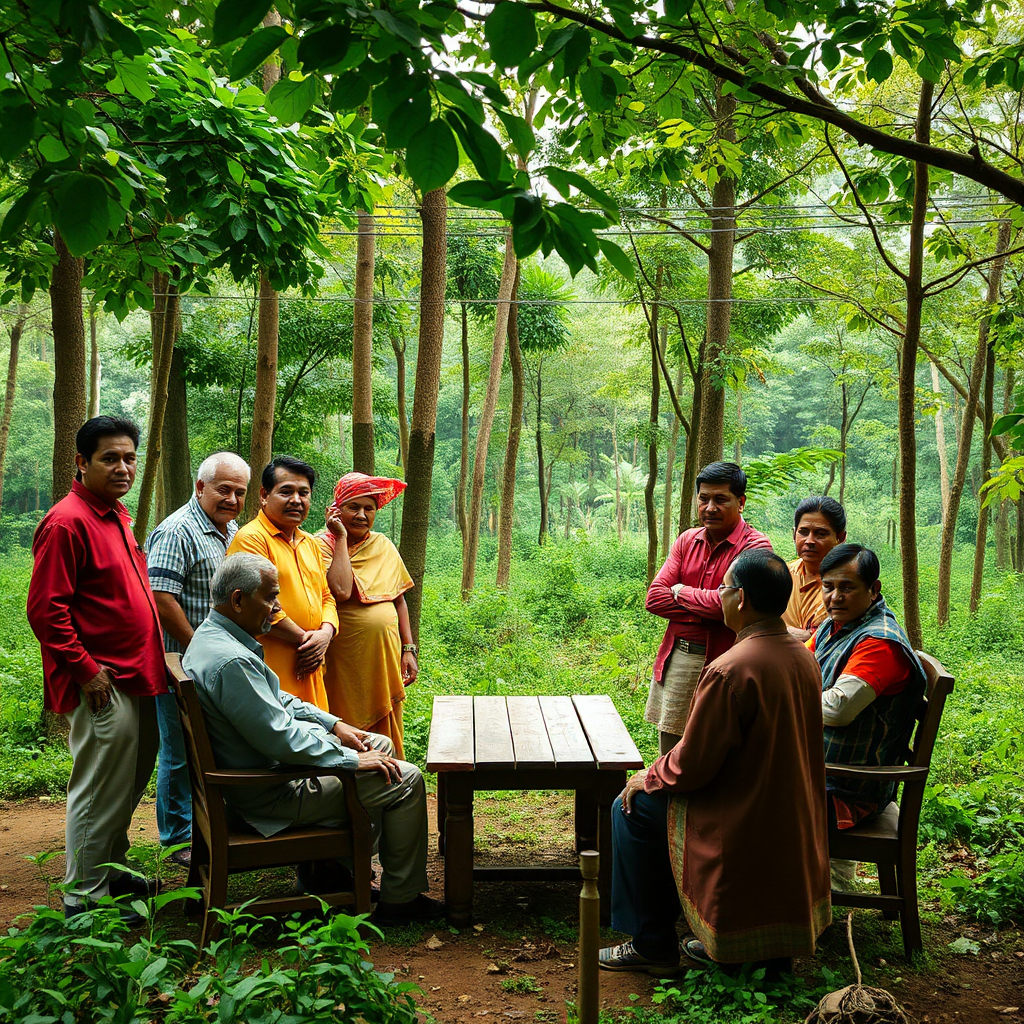 Community forest meeting